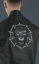 Men's Skull Leather Vest ML 1953C, Back